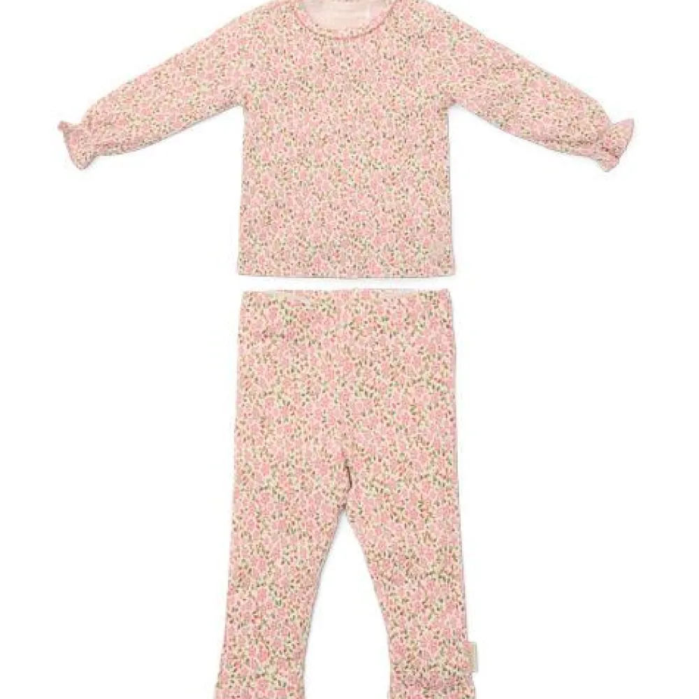 Little Dutch Tweedelige pyjama - Roze - Fairy Garden - Fairy Floral