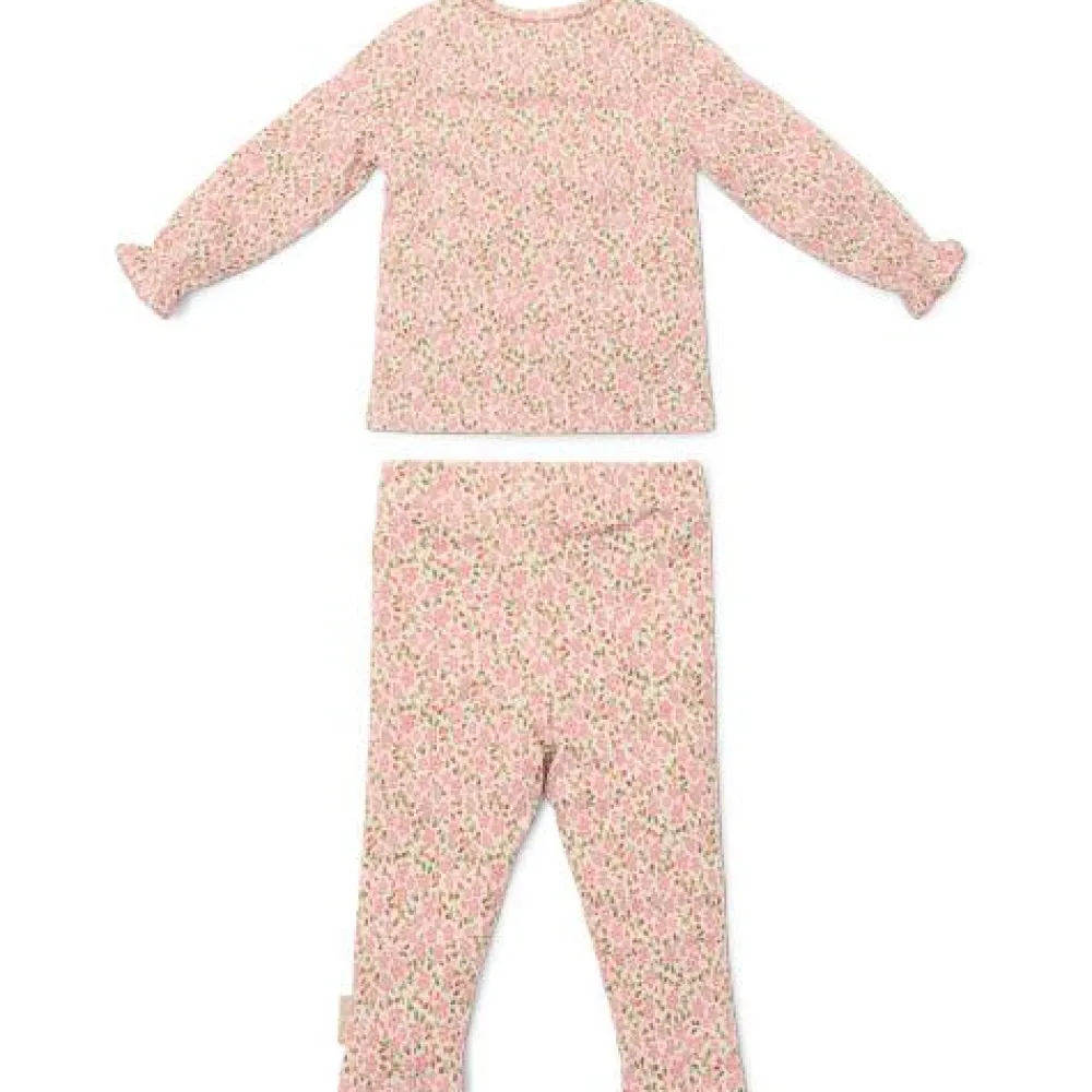 Little Dutch Tweedelige pyjama - Roze - Fairy Garden - Fairy Floral