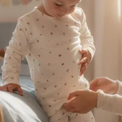 Little Dutch Tweedelige pyjama - Wit - Forest Friends - Forest Treasures