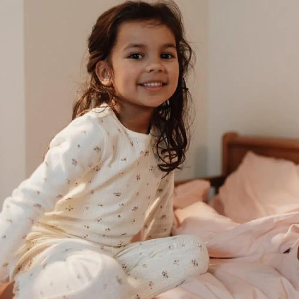 Little Dutch Tweedelige pyjama - Wit - Fairy Garden - Fairy Blossom