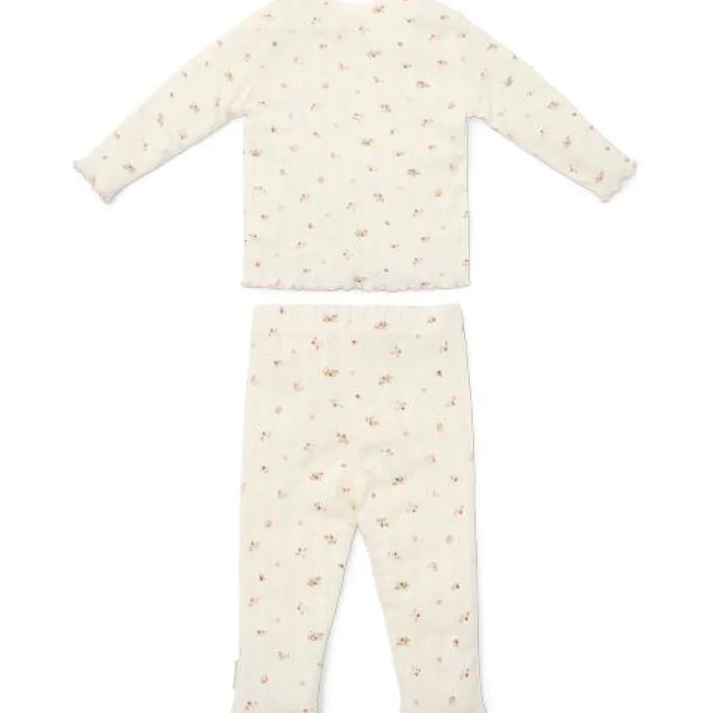 Little Dutch Tweedelige pyjama - Wit - Fairy Garden - Fairy Blossom