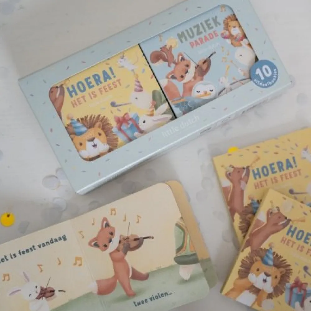 Little Dutch Uitdeelboekjes - Hoera! Het is feest & Muziekparade - NL