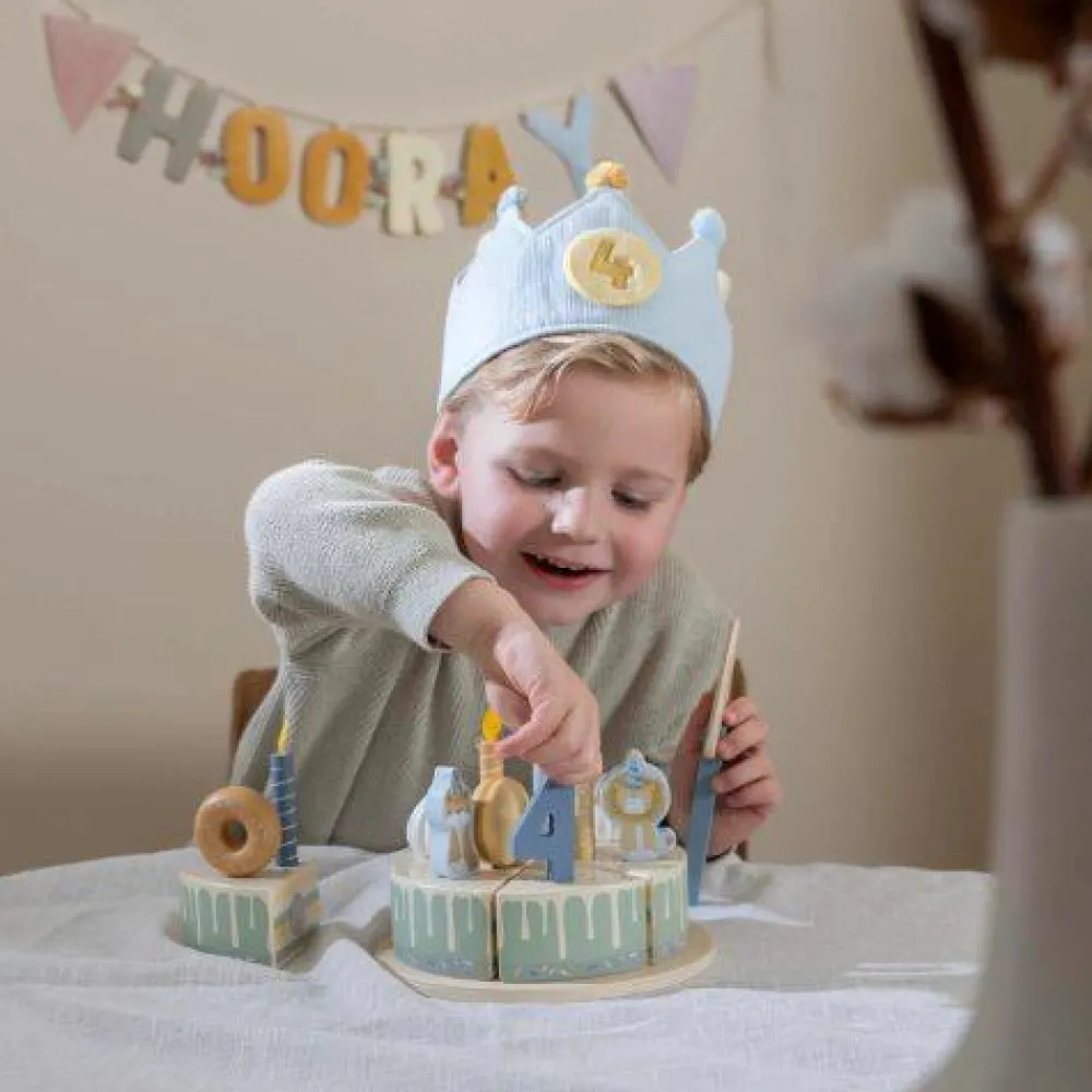 Little Dutch Verjaardagskroon - blauw