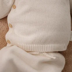Little Dutch Vest - Wit - Newborn Naturals