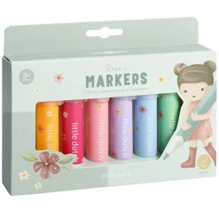 Little Dutch Viltstiften - Meerkleurig - Essentials - Rosa