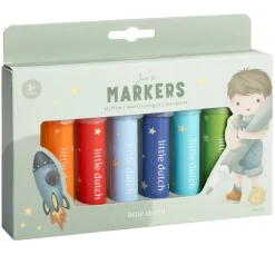 Little Dutch Viltstiften - Meerkleurig - Essentials - Jim