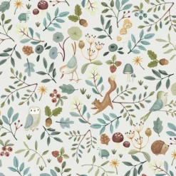 Little Dutch Vliesbehang - Meerkleurig - Forest Friends - Forest Wonders