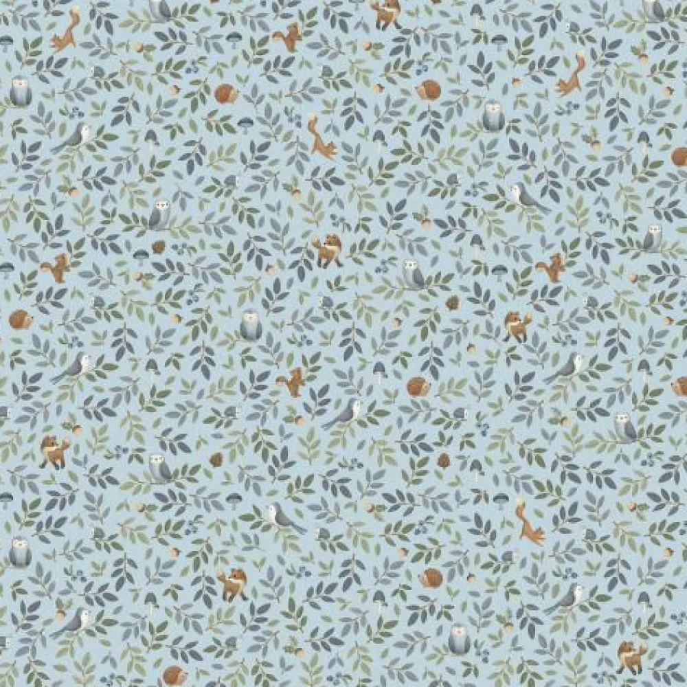 Little Dutch Vliesbehang - Meerkleurig - Forest Friends - Forest Adventure