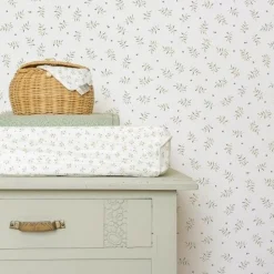 Little Dutch Vliesbehang - Meerkleurig - Essentials - Blueberry Leaves