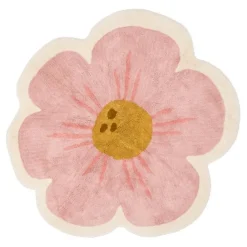 Little Dutch Vloerkleed bloem - Roze - Fairy Garden
