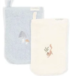 Little Dutch Washandjes set - Blauw - Forest Friends