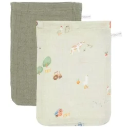 Little Dutch Washandjes set - Groen - Little Farm