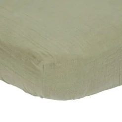 Little Dutch Wieg hoeslaken - Groen - Little Farm
