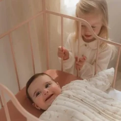 Little Dutch Wieg hoeslaken - Roze - Essentials