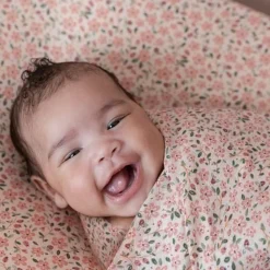 Little Dutch Wieg hoeslaken - Roze - Fairy Garden - Fairy Floral