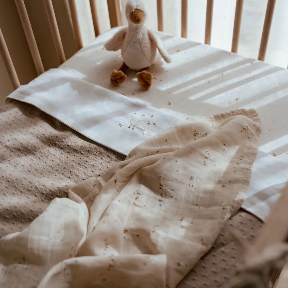 Little Dutch Wiegdeken - Beige - Essentials