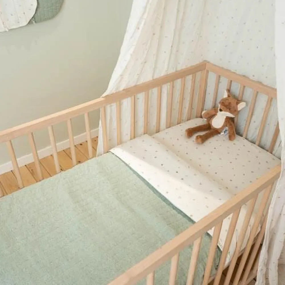 Little Dutch Wieglaken - Wit - Forest Friends - Forest Treasures