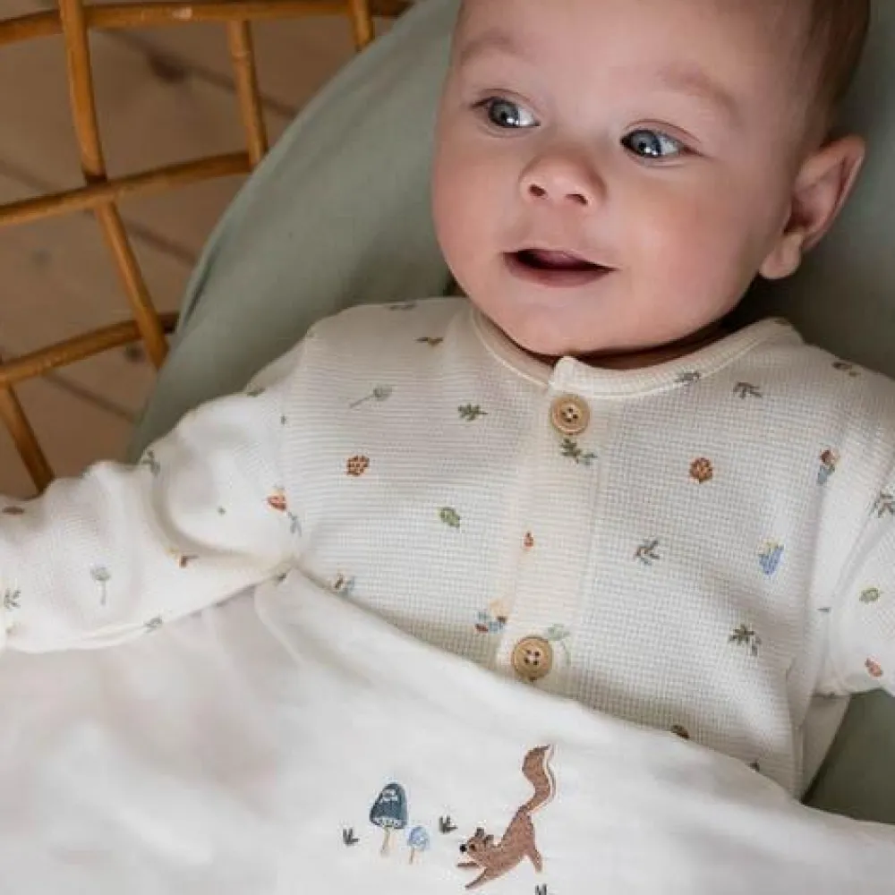 Little Dutch Wieglaken - Wit - Forest Friends