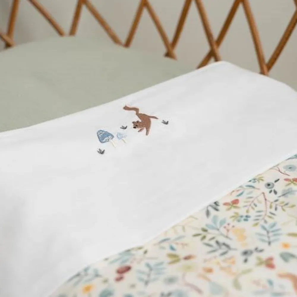 Little Dutch Wieglaken - Wit - Forest Friends