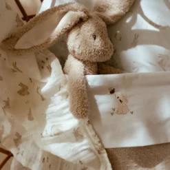 Little Dutch Wieglaken - Wit - Newborn Naturals - Baby Bunny
