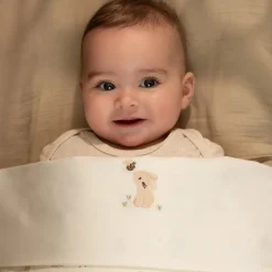 Little Dutch Wieglaken - Wit - Newborn Naturals - Baby Bunny