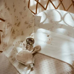 Little Dutch Wieglaken - Wit - Newborn Naturals - Baby Bunny