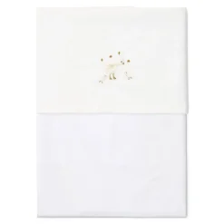 Little Dutch Wieglaken - Wit - Newborn Naturals - Little Goose