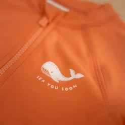 Little Dutch Zwemshirt korte mouw - Rood - Sea Life