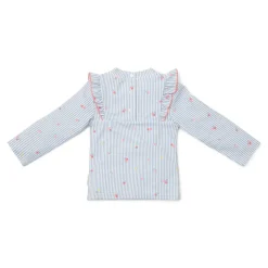 Little Dutch Zwemshirt lange mouw - Blauw - Sunny Flowers