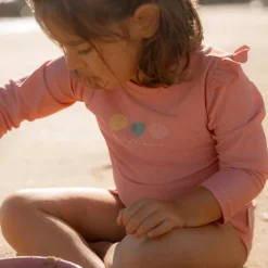 Little Dutch Zwemshirt lange mouw - Roze - Ocean Treasures